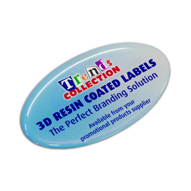 Resin Coated Labels 74 x 43mm Oval-0