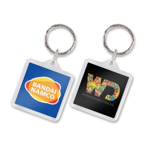 Lens Key Ring - Square -0