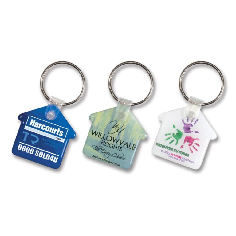 Flexi Resin Key Ring - House -0