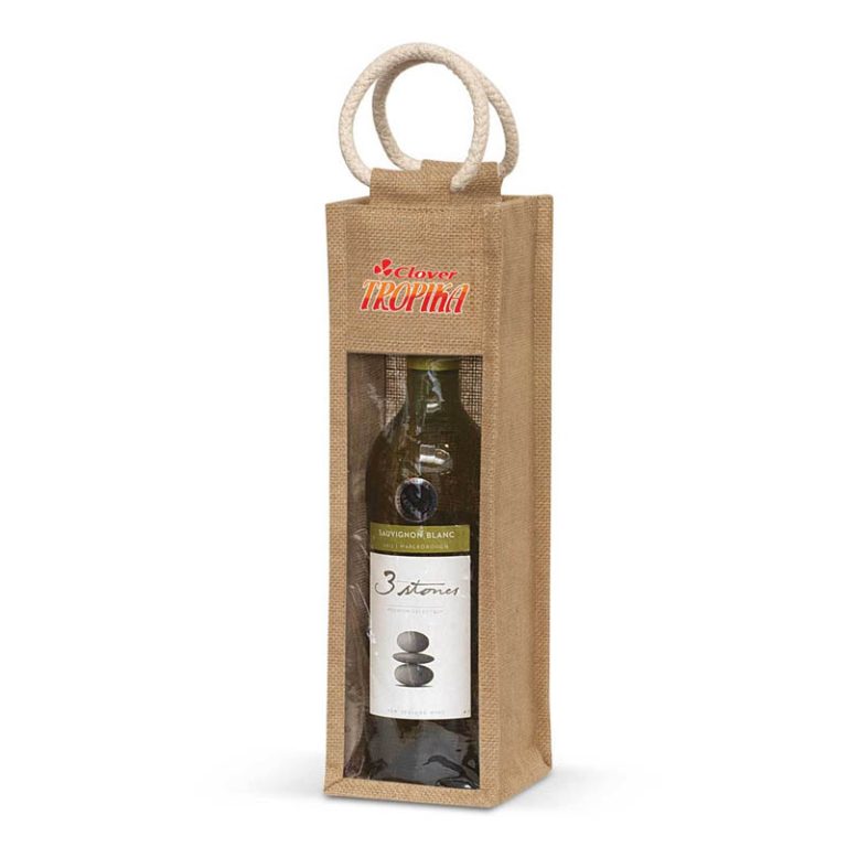 Serena Jute Wine Carrier-0