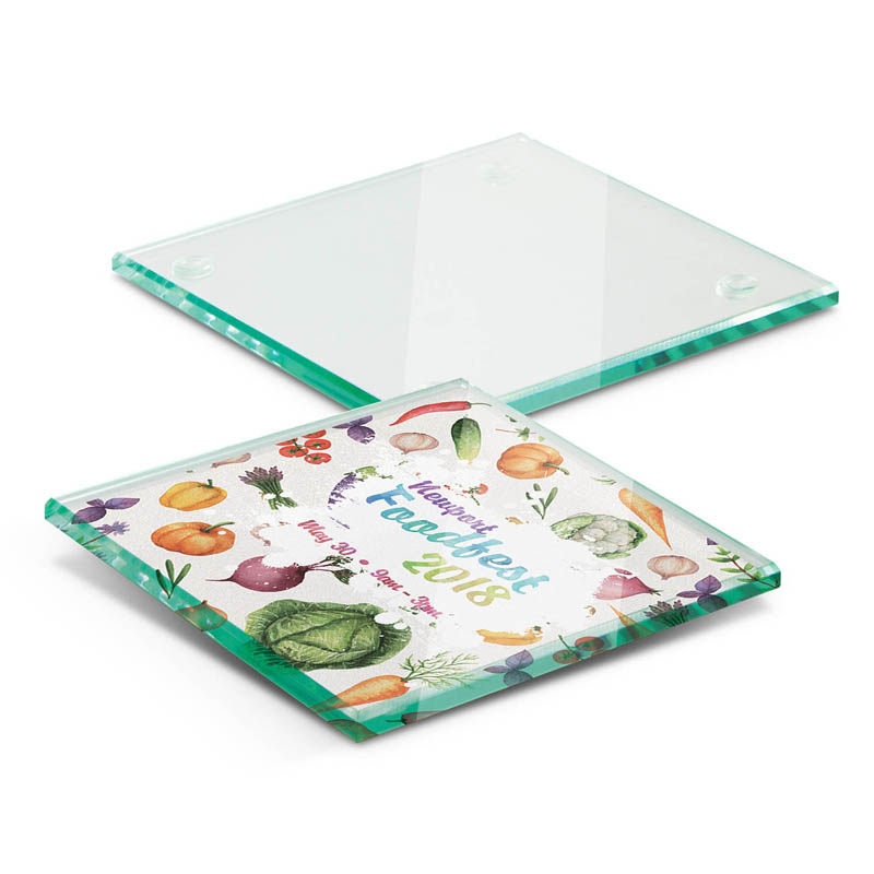 Single Glass Coaster – Full Colour