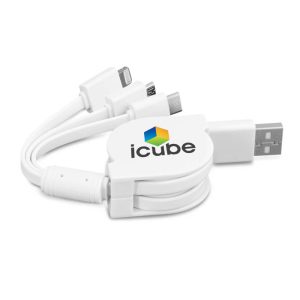 Retractable 3-in-1 Charging Cable-0