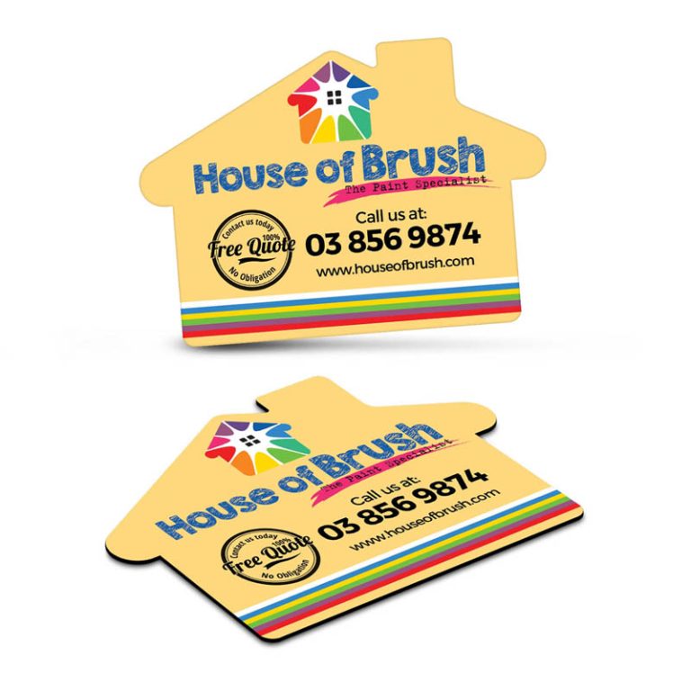 Fridge Magnet 70 x 50mm - House Shape -0