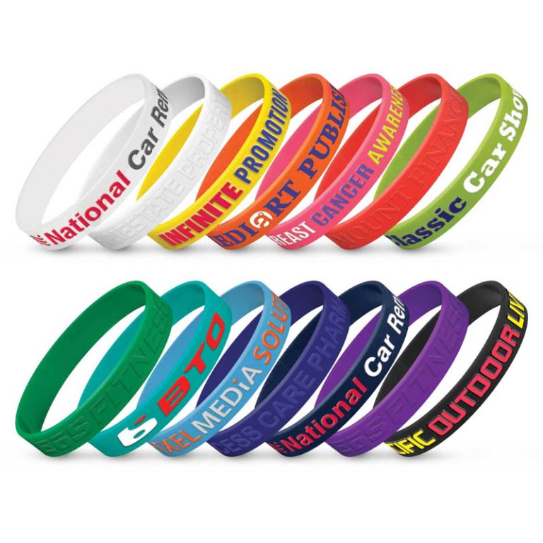 Silicone Wrist Band - Embossed-0