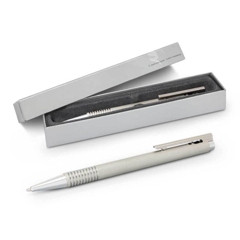 Lamy Logo Pen - Brushed Steel-0