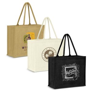 Modena Jute Tote Bag - Colour Match-0