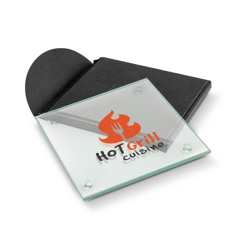 Venice Single Glass Coaster – Square