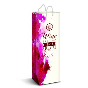 Laminated Paper Wine Bag - Full Colour-0