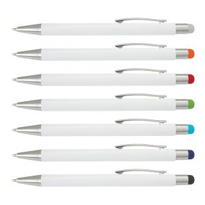 Lancer Stylus Pen - White Barrel-0