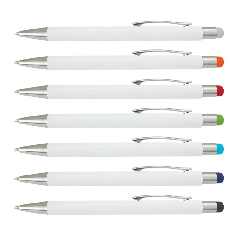 Lancer Stylus Pen - White Barrel-0