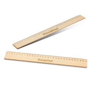 Wooden 30cm Ruler-0