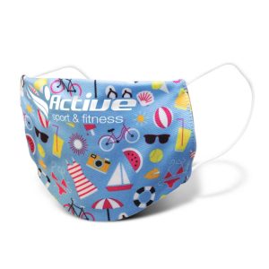 Reusable Face Mask Full Colour - Small-0