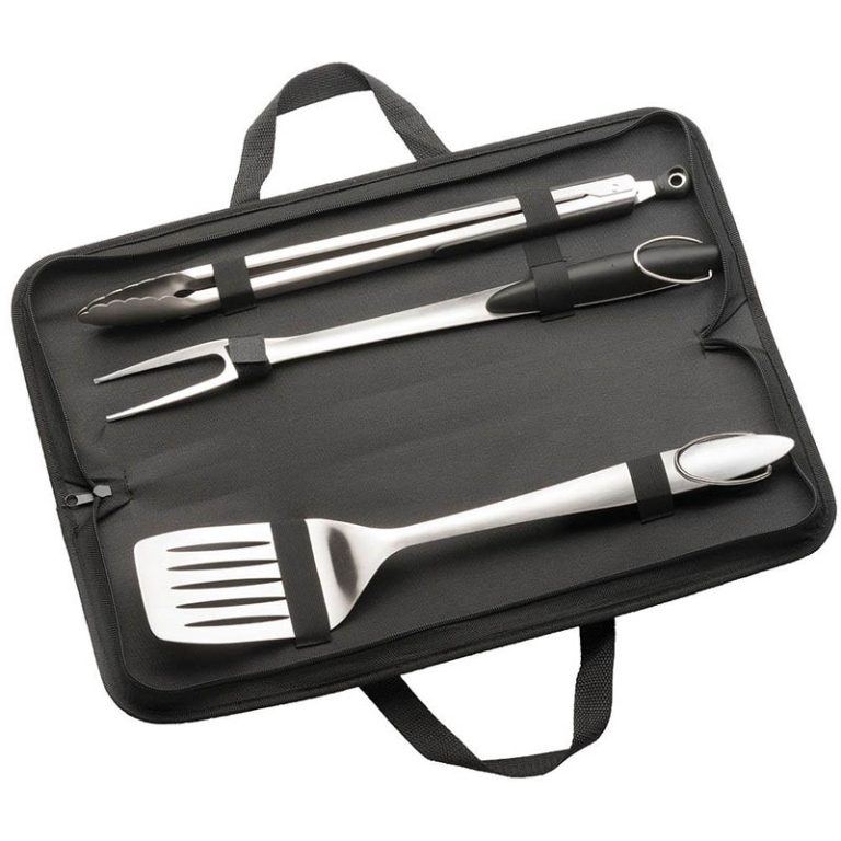 3 Piece Stainless Steel BBQ Set-0