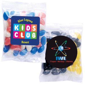 Corporate Colour Mini Jelly Beans in 50 Gram Cello Bag-0