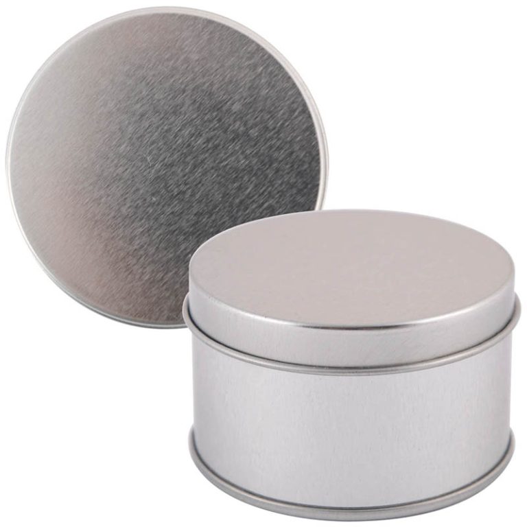 Silver Round Tin-7052