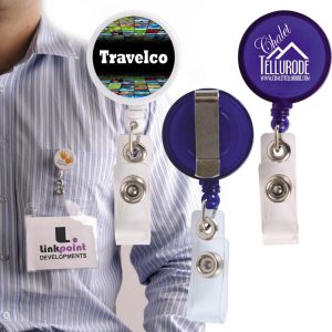 Corfu Retractable Name Badge Holder-0