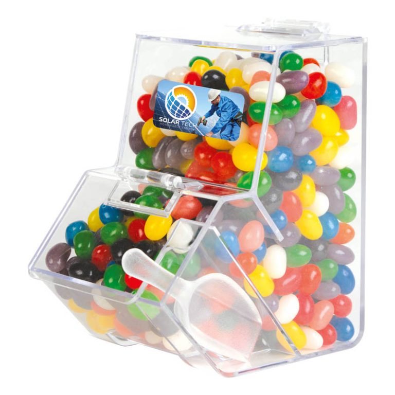 Assorted Colour Mini Jelly Beans in Dispenser-0