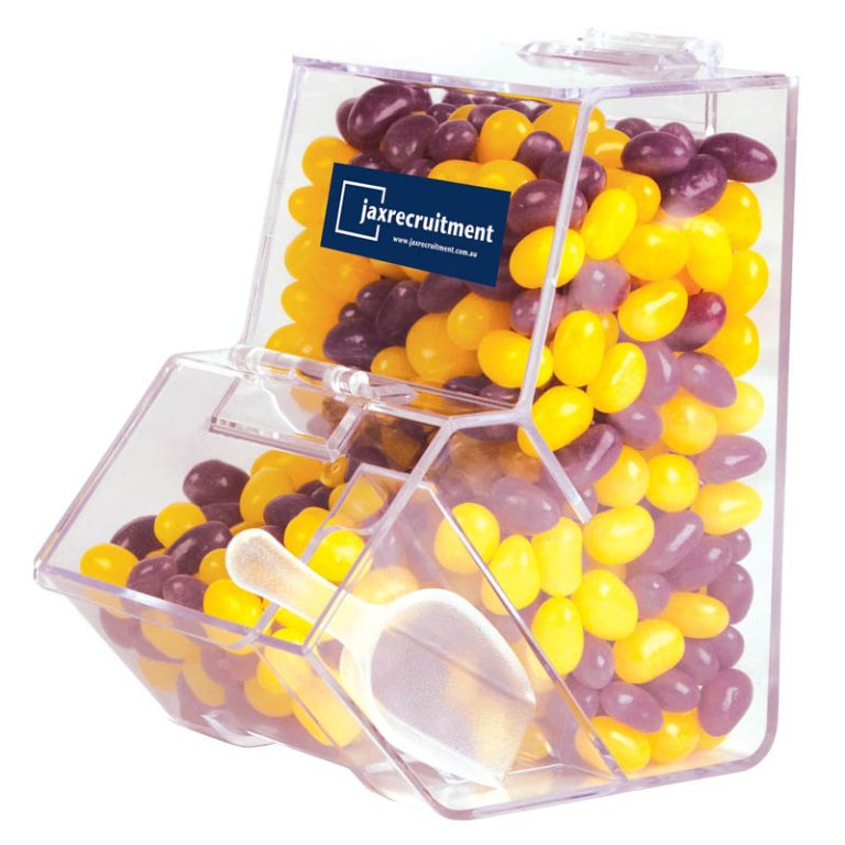 Corporate Colour Mini Jelly Beans in Dispenser-0