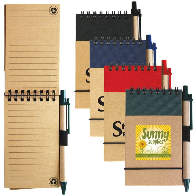 Tradie Cardboard Notebook with Pen-0