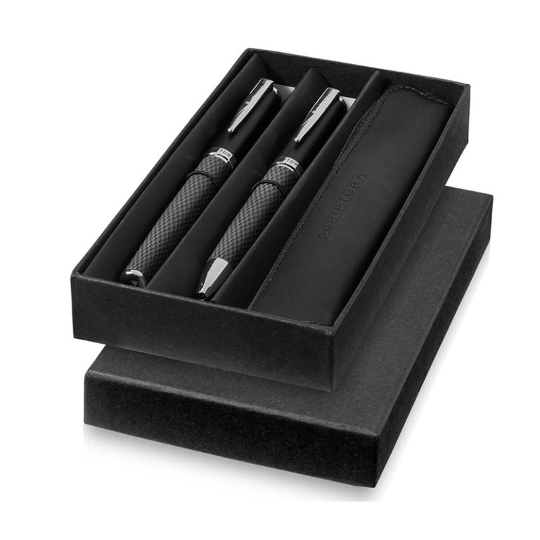 Scriptura Ballpoint Pen Gift Set - Black-0