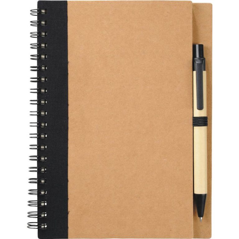 The Eco Spiral Notebook with Pen-0