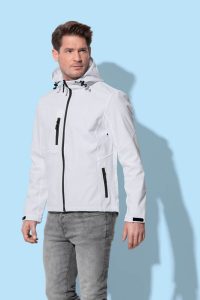 Men's Active Softest Shell Hooded Jacket-0