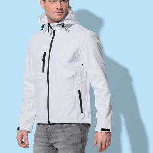 Men's Active Softest Shell Hooded Jacket-0