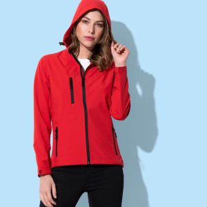 Women's Active Softest Shell Hooded Jacket-0