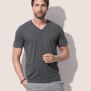 Men's Shawn Slub V-neck-0