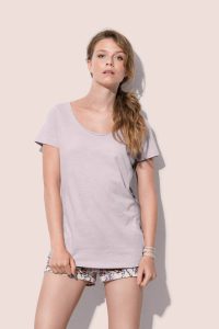 Women's Sharon Oversized Slub Crew Neck-0