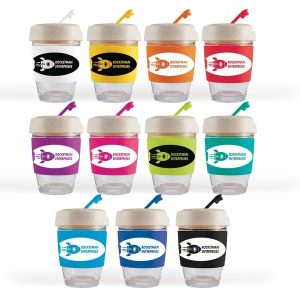 Vienna Glass Eco Cup / Silicone Band-0