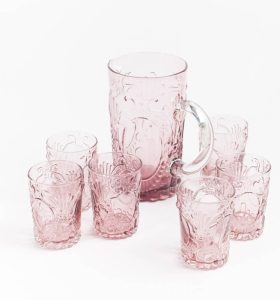 Les Pichets - Verona Glasses and Pitcher Set -0