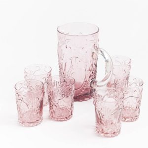 Les Pichets - Verona Glasses and Pitcher Set -0